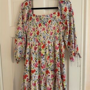 Floral Ladies Dress Size Large